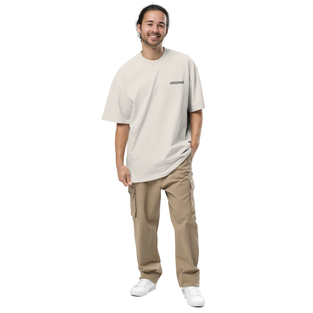 T-shirt Oversized Tuga Old School iMinimal — Coração de Viana
