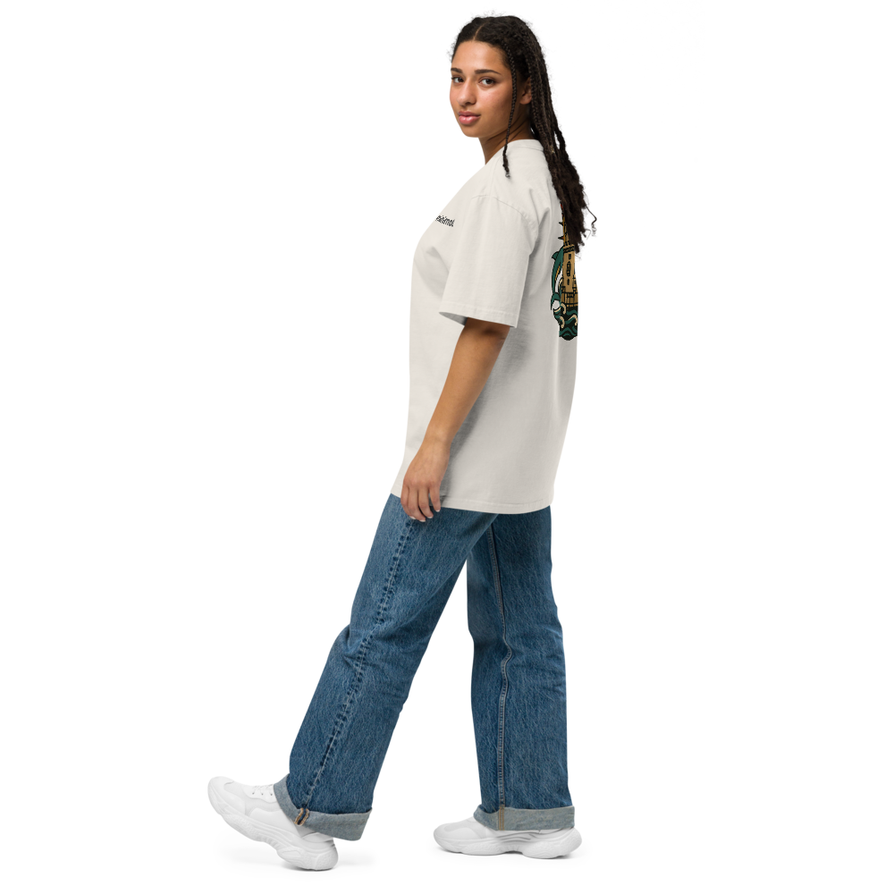 T-shirt Oversized Tuga Old School iMinimal — Torre de Belém