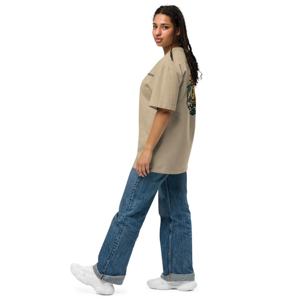 T-shirt Oversized Tuga Old School iMinimal — Torre de Belém
