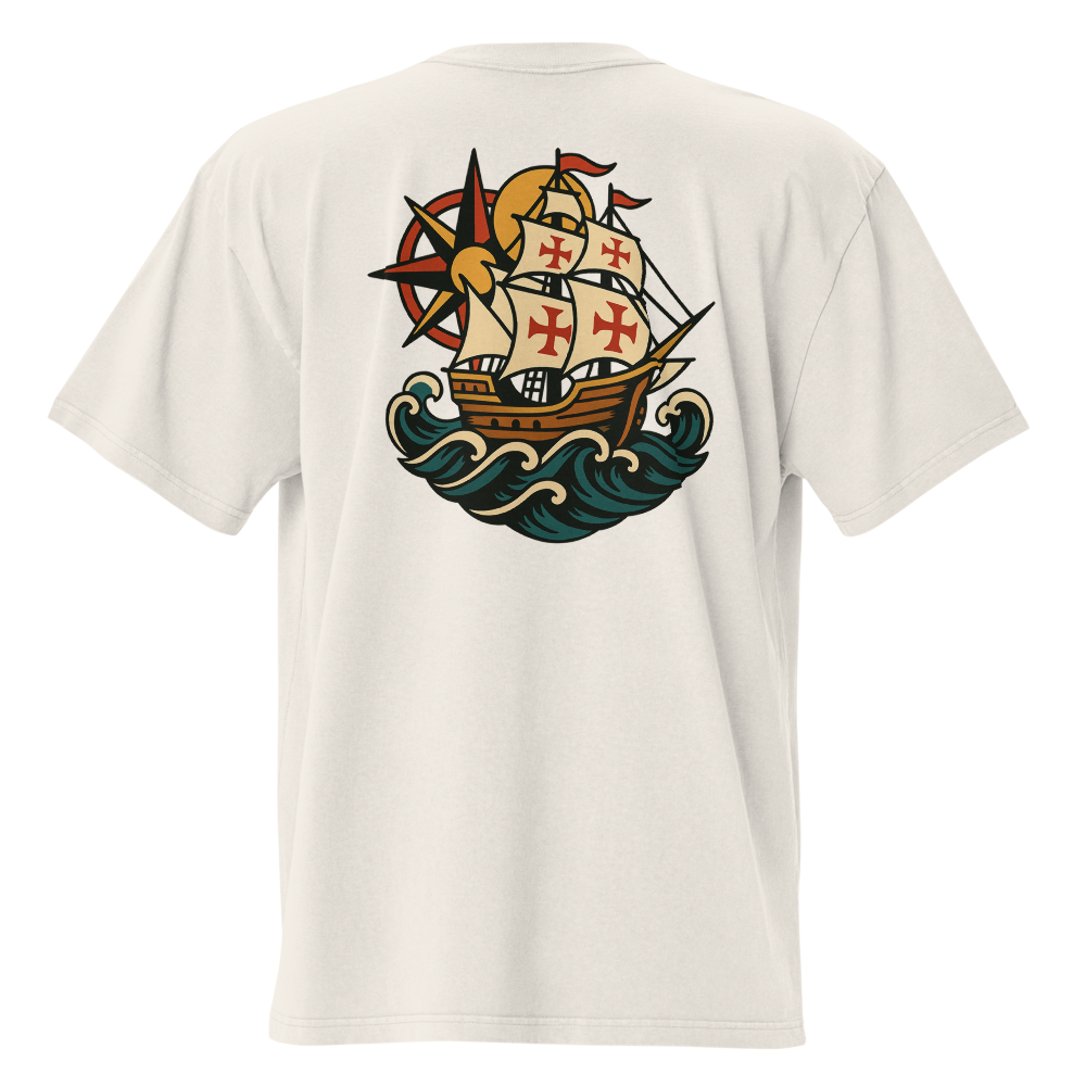 T-shirt Oversized Caravela dos Descobrimentos iMinimal