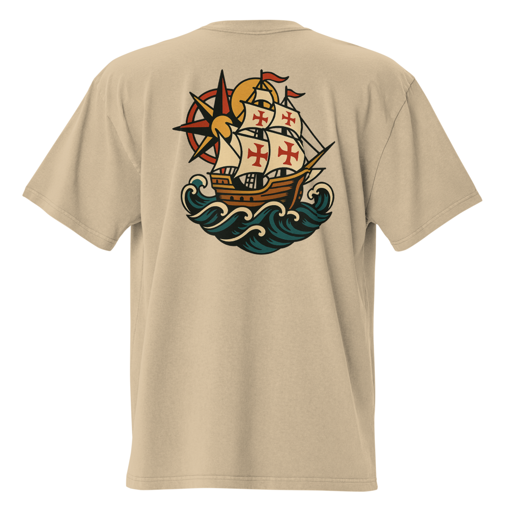 T-shirt Oversized Caravela dos Descobrimentos iMinimal
