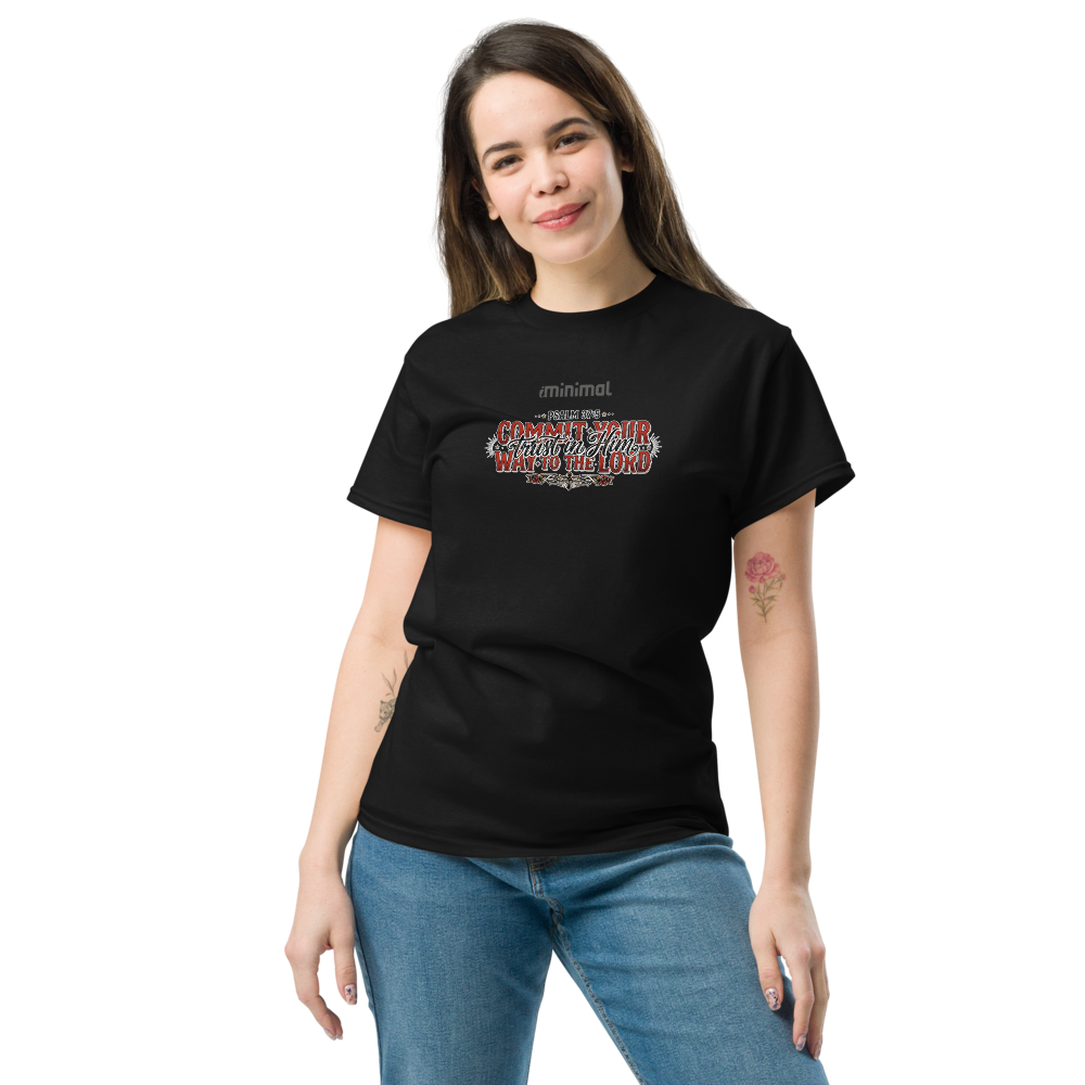T-shirt Psalm 37:05 iMinimal — a básica essencial