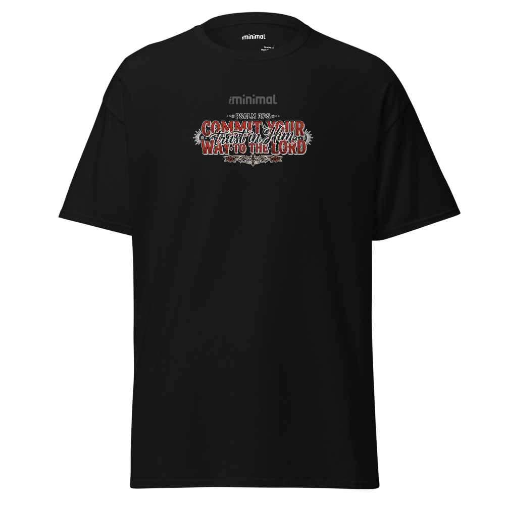 T-shirt Psalm 37:05 iMinimal — a básica essencial