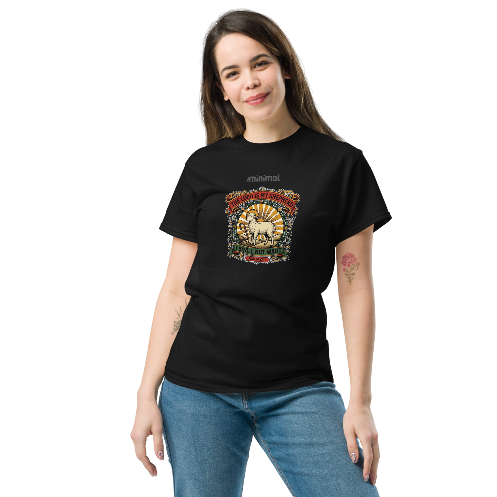 T-shirt Psalm 23:01 iMinimal — a básica essencial