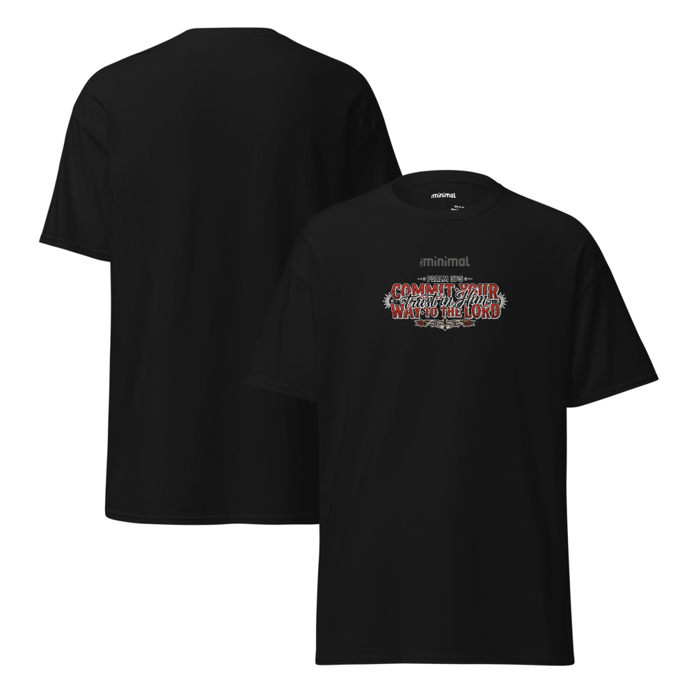 T-shirt Psalm 37:05 iMinimal — a básica essencial