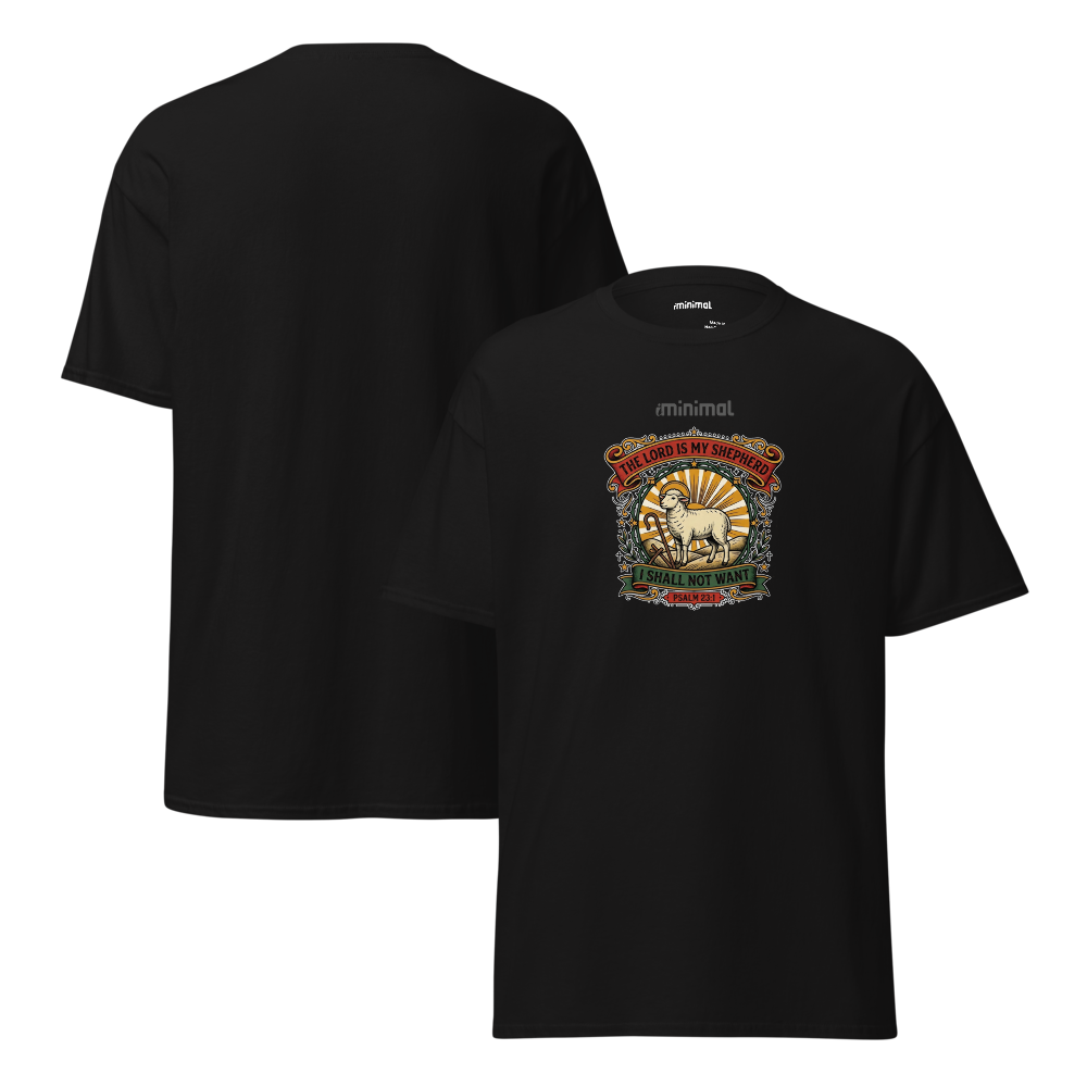 T-shirt Psalm 23:01 iMinimal — a básica essencial