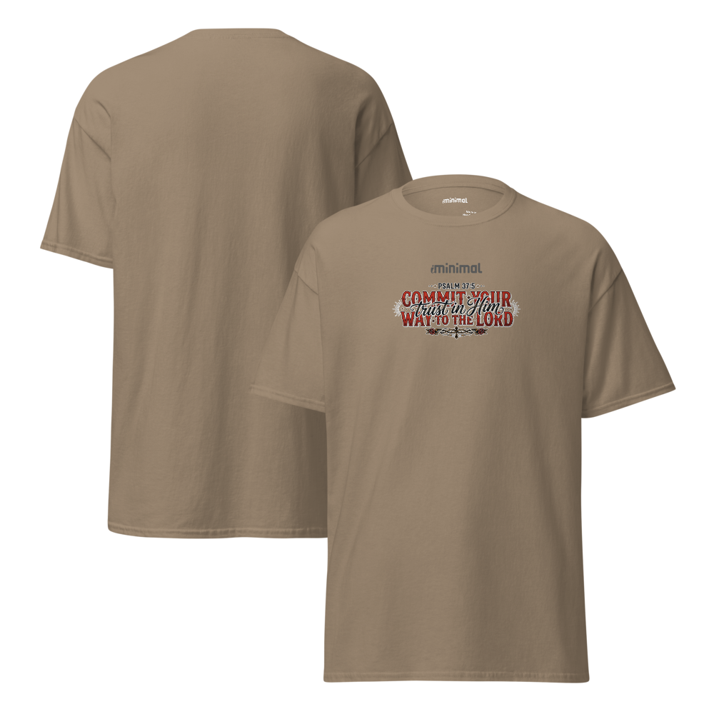 T-shirt Psalm 37:05 iMinimal — a básica essencial