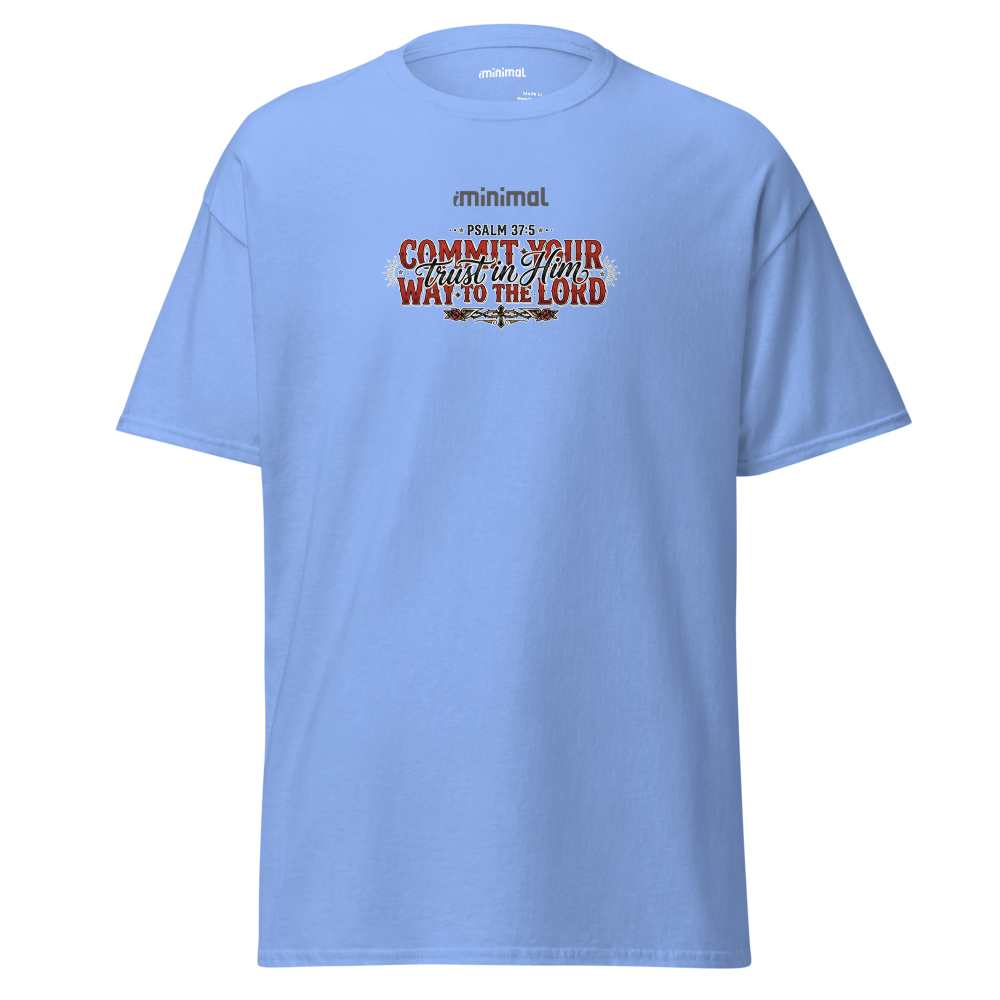T-shirt Psalm 37:05 iMinimal — a básica essencial