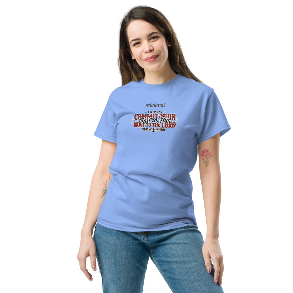T-shirt Psalm 37:05 iMinimal — a básica essencial