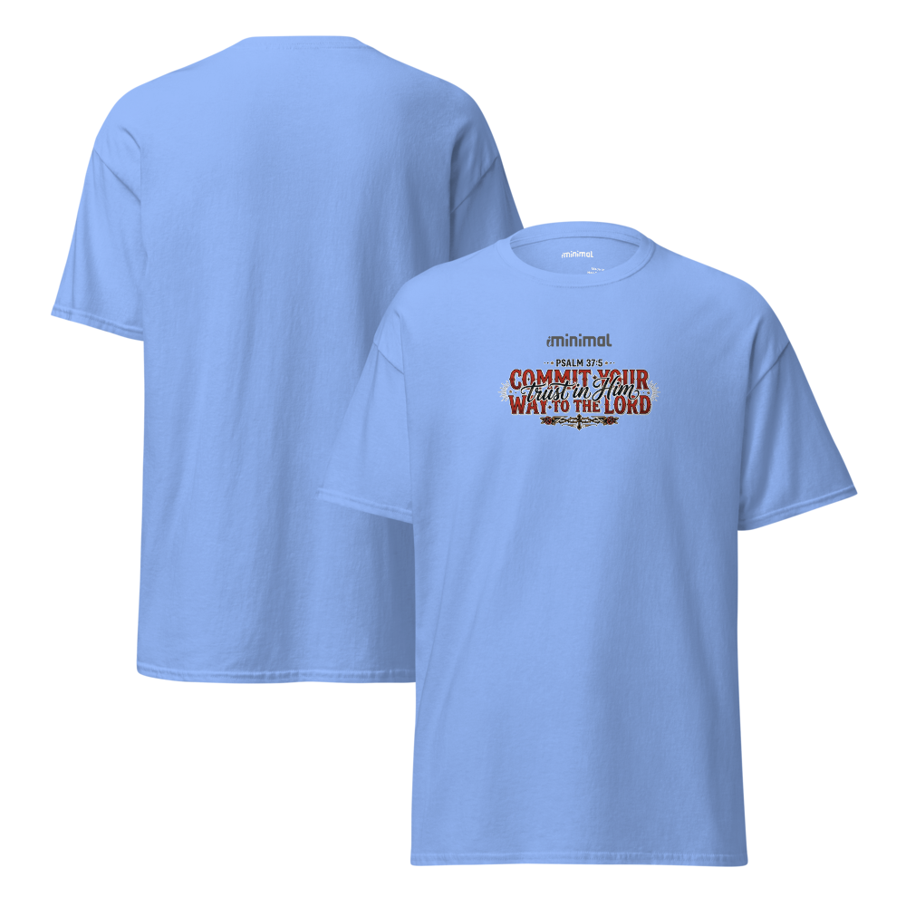T-shirt Psalm 37:05 iMinimal — a básica essencial