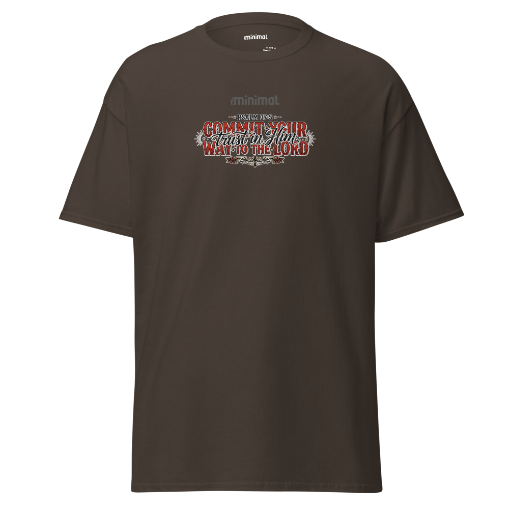T-shirt Psalm 37:05 iMinimal — a básica essencial