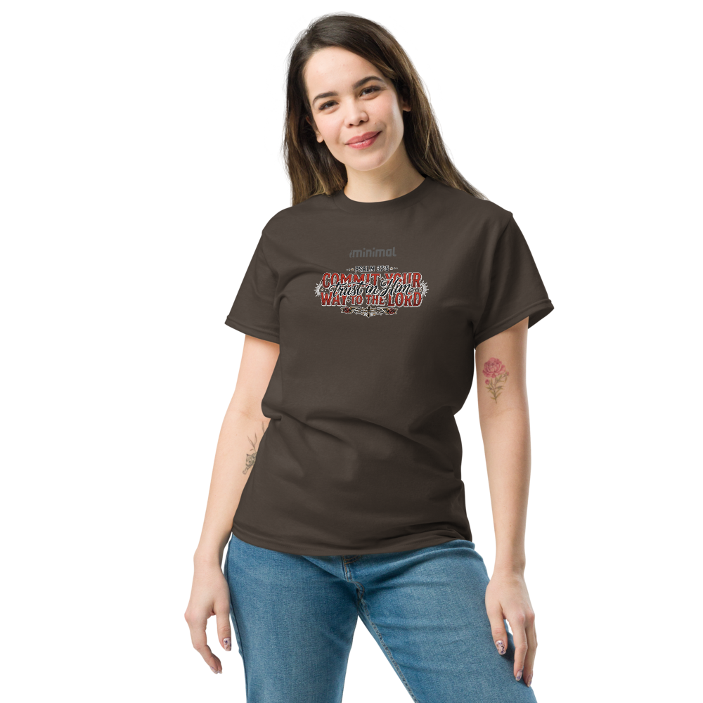T-shirt Psalm 37:05 iMinimal — a básica essencial