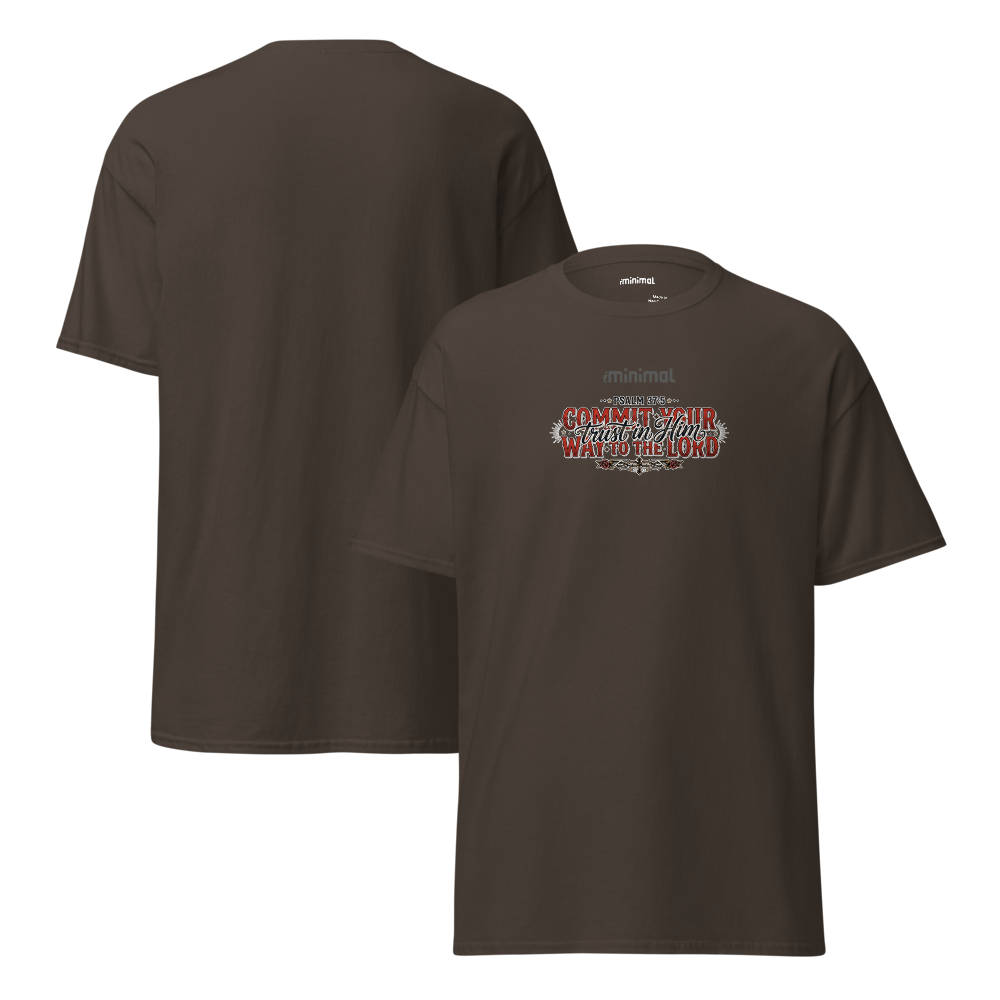T-shirt Psalm 37:05 iMinimal — a básica essencial