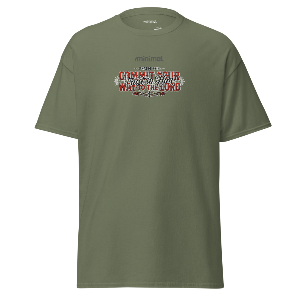 T-shirt Psalm 37:05 iMinimal — a básica essencial