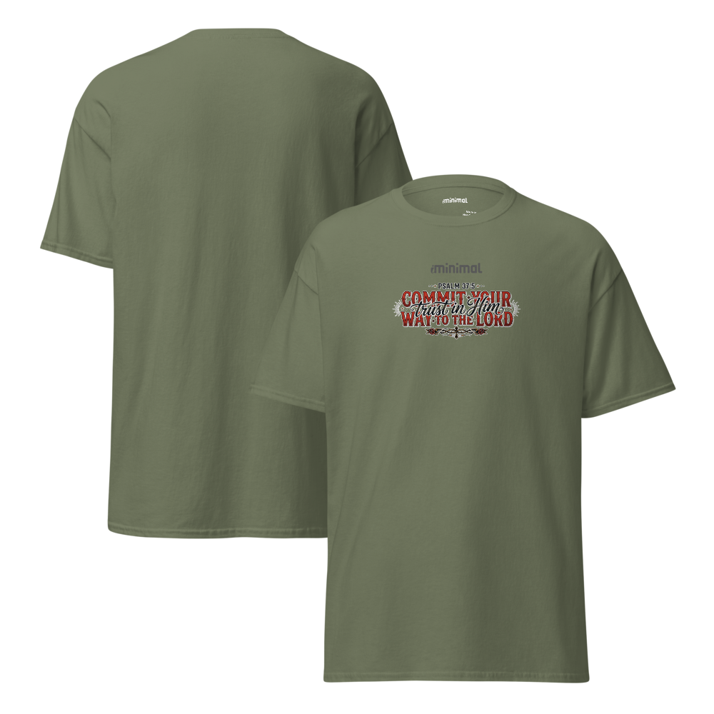 T-shirt Psalm 37:05 iMinimal — a básica essencial