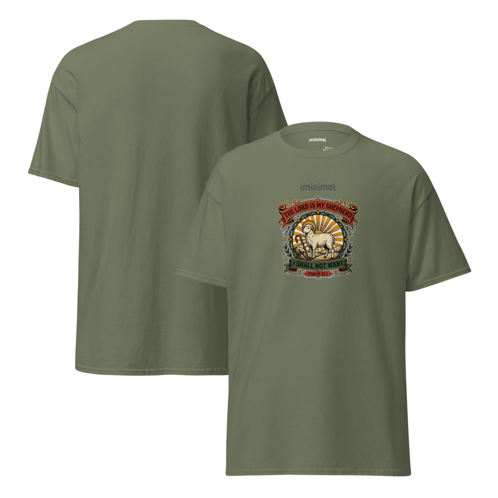 T-shirt Psalm 23:01 iMinimal — a básica essencial