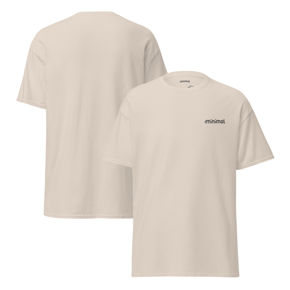 T-shirt iMinimal v1 — a básica essencial