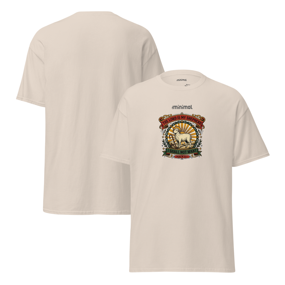 T-shirt Psalm 23:01 iMinimal — a básica essencial