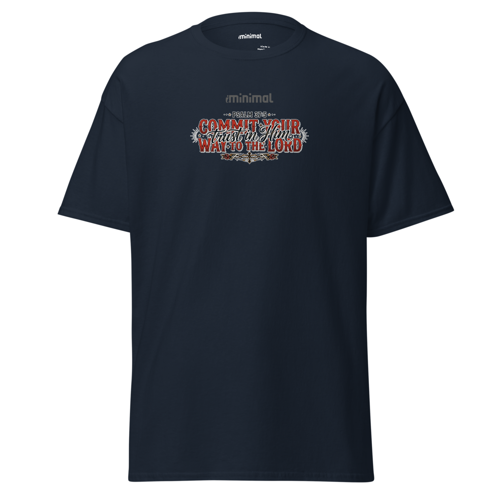 T-shirt Psalm 37:05 iMinimal — a básica essencial