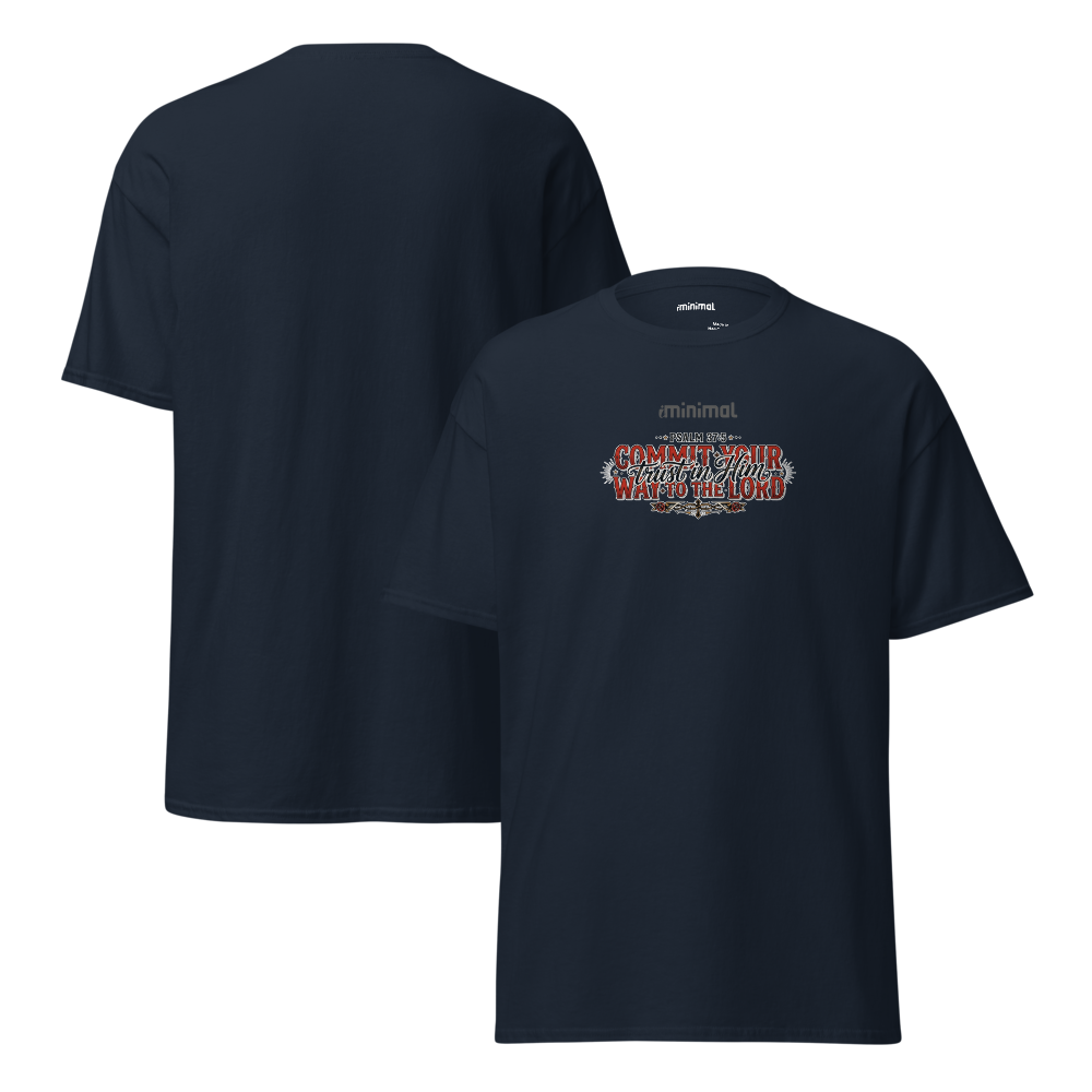 T-shirt Psalm 37:05 iMinimal — a básica essencial