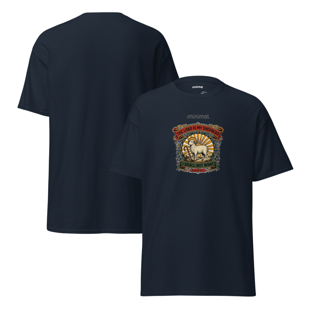 T-shirt Psalm 23:01 iMinimal — a básica essencial