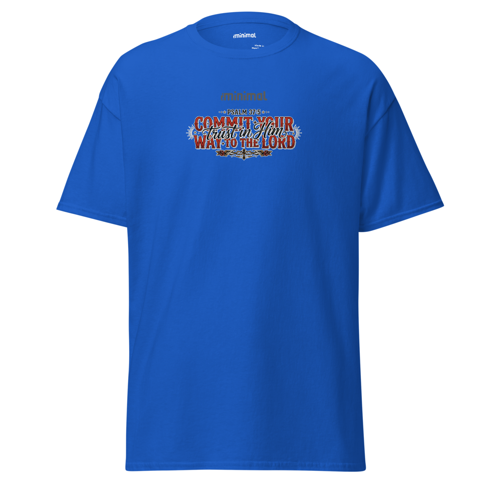T-shirt Psalm 37:05 iMinimal — a básica essencial