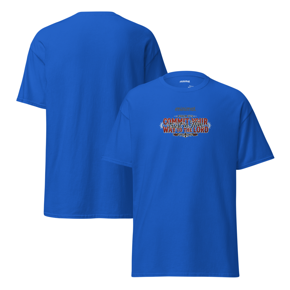 T-shirt Psalm 37:05 iMinimal — a básica essencial